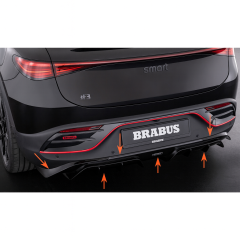 BRABUS achterdiffusor Smart ♯3 HC-11