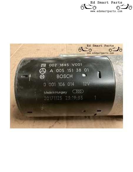 A0051513801 0001106014 Originele SMART CDI Startmotor NIEUW