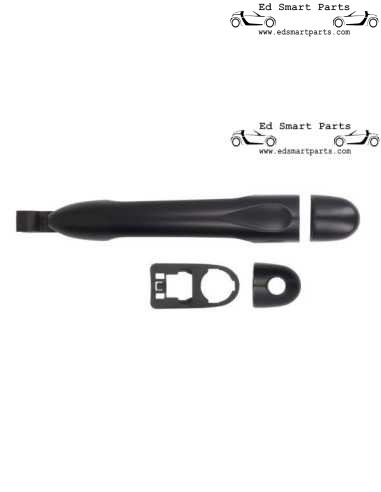 OEM rear door handle kit smart forfour 453