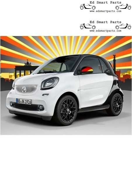 Originele Smart ForTwo Brabus Buitenspiegelkappen Duitsland A4538104400