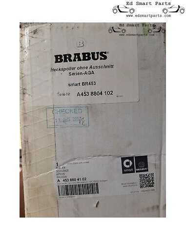 Original Smart FORTWO (453) Brabus Heckdiffusor - grundiert A4538804102