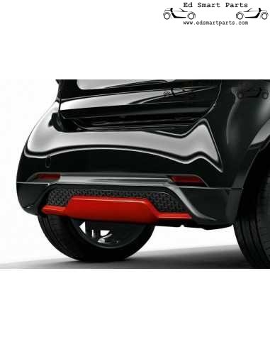 Originele Smart FORTWO (453) Brabus Achterdiffuser - Gegrond A4538804102