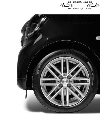 Cerchi in lega originali Smart 453 Brabus MONOBLOCK VIII da 16 pollici
