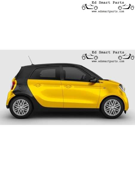 Originele Smart 453 Brabus MONOBLOCK VIII lichtmetalen velgen van 16 inch.