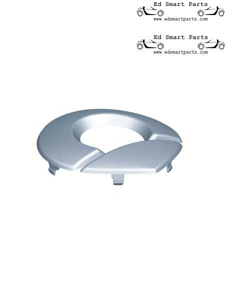 Chickenhead Logo / emblem / badge for the front grille of the smart fortwo forfour 453