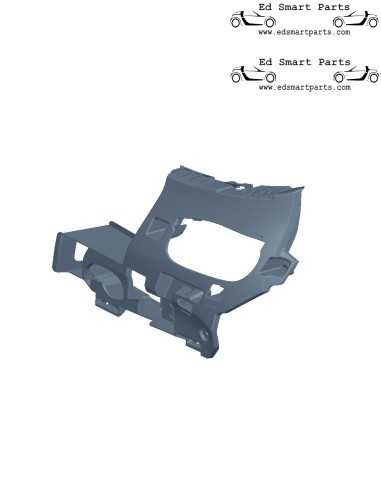 A4538260114 Smart 453 Bracket Front Bumper left