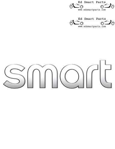 NUEVO emblema original para el maletero trasero del Smart 453