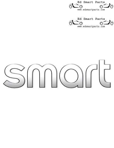 NUEVO emblema original para el maletero trasero del Smart 453