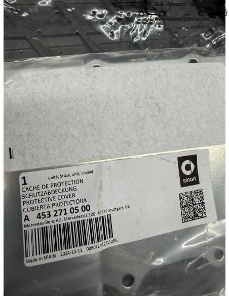 Originele beschermkap met batterij-uitsparing voor Smart 453 elektrische aandrijving