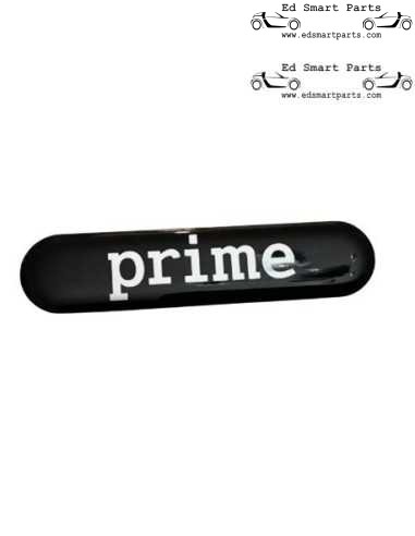 Targhetta con logo adesivo esterno Smart 453 Prime