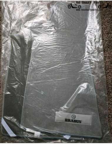 Jeu neuf de tapis de sol d'origine BRABUS en velours gris pour Smart Roadster (conduite à gauche)