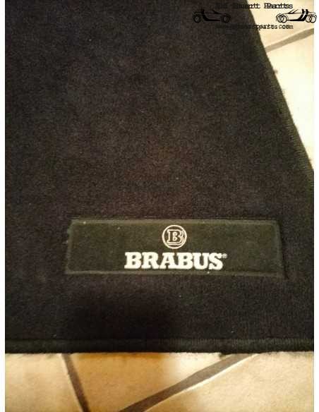 original LHD OEM BRABUS Black Velour Floor Mats - Smart roadster