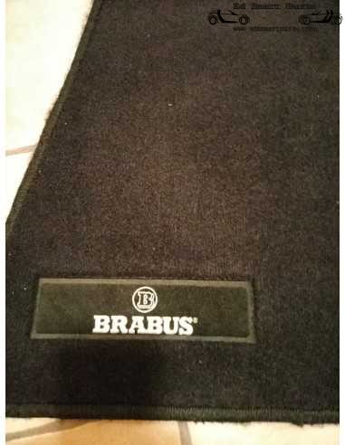 original LHD OEM BRABUS Black Velour Floor Mats - Smart roadster
