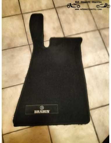 Tappetini originali in velluto nero BRABUS LHD OEM - Smart roadster