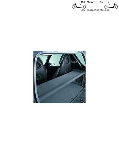 Smart Fortwo 450 Rear Luggage Cover Blind Q0005354V004C73A00