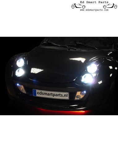 LED Headlight Kit Smart Roadster (Coupe) LHD cars only