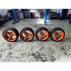 Juego de ruedas Spikeline Smart Roadster de 16 pulgadas usadas Oferta especial