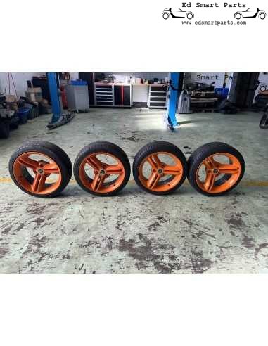 Conjunto de rodas Spikeline de 16 polegadas para Smart Roadster usado - Oferta especial
