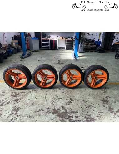 Conjunto de rodas Spikeline de 16 polegadas para Smart Roadster usado - Oferta especial