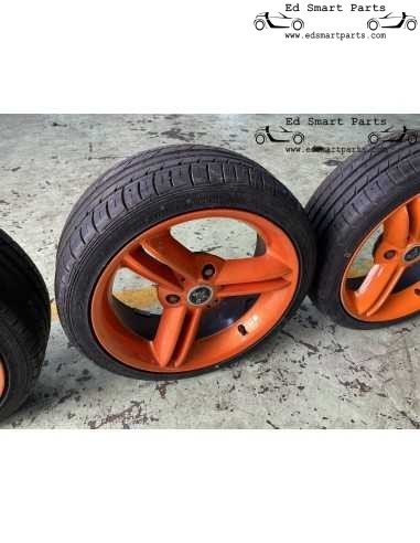 Conjunto de rodas Spikeline de 16 polegadas para Smart Roadster usado - Oferta especial