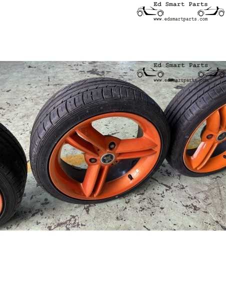 Conjunto de rodas Spikeline de 16 polegadas para Smart Roadster usado - Oferta especial
