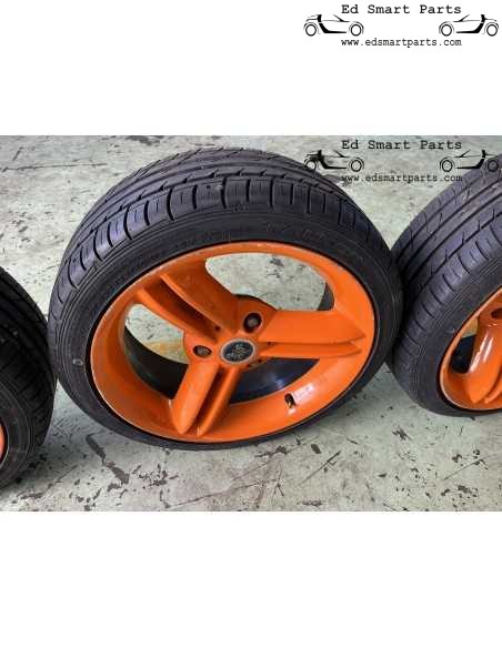 Conjunto de rodas Spikeline de 16 polegadas para Smart Roadster usado - Oferta especial
