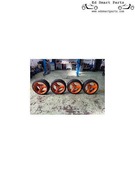 Conjunto de rodas Spikeline de 16 polegadas para Smart Roadster usado - Oferta especial