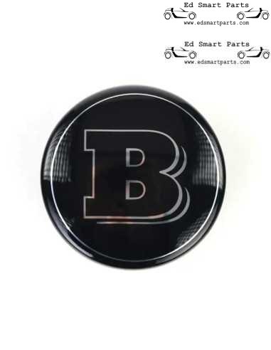 Cache-moyeu de roue d'origine BRABUS Smart ♯3 OEM authentique Smart BRABUS