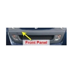 Smart Roadster front textured grille surround silver grey 2