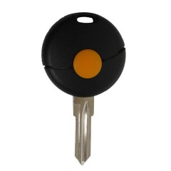 Boîtier de clé Smart ForTwo 450 à un bouton avec lame vierge