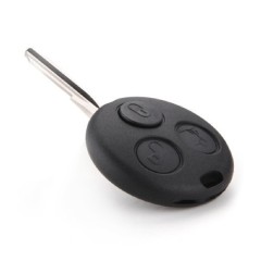 Carcasa para llavero de tres botones con hoja ciega para Smart Fortwo 450 y Roadster 452