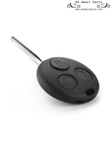 Boîtier de clé à trois boutons avec lame vierge pour Smart Fortwo 450 et Roadster 452