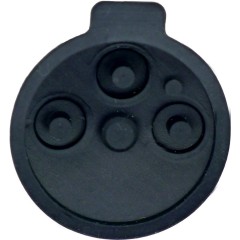 Smart ForTwo 451 3 botões substituição remoto chave caso fob botão almofada de borracha 2