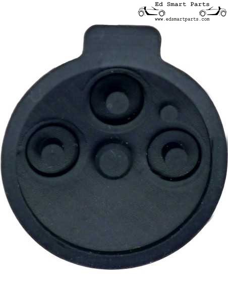 Smart ForTwo 451 3 pulsanti sostituzione telecomando chiave custodia portachiavi pulsante gomma pad