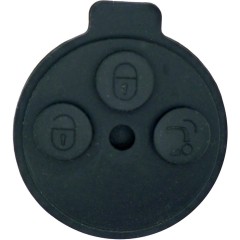 Smart ForTwo 451 3 Tasten Ersatz Remote Key Case Fob Taste Gummiauflage