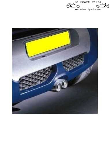 Smart Roadster Rear textured Centre Section black