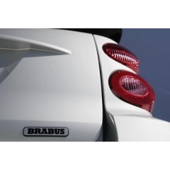 Autocollant pour badge arrière Smart Brabus 2