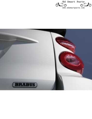 Adhesivo con insignia trasera inteligente de Brabus