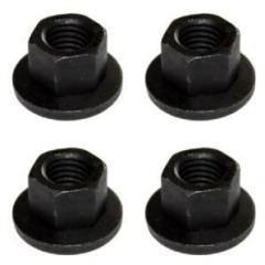 Écrous hexagonaux en plastique M6 x 4