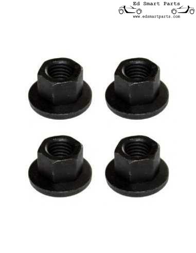 Plastic Hexagon M6 Nuts x 4