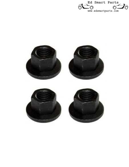 Plastic Hexagon M6 Nuts x 4