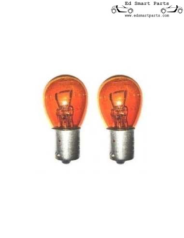 2x Bombillas intermitentes ámbar para coche, 12 V, 21 W