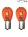 2x Ampoules de clignotants de voiture ambrées 12V 21W