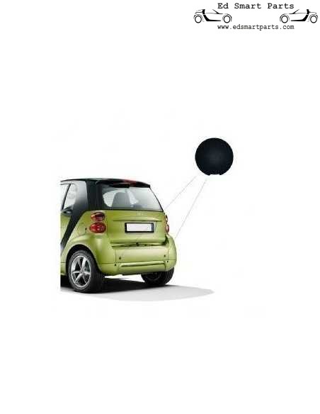 Smart Fortwo 451 Tow Eye cover black