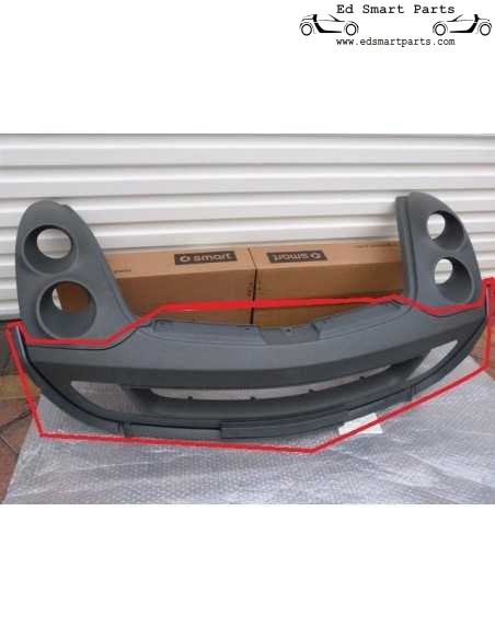 Cornice griglia anteriore testurizzata Smart Roadster nera