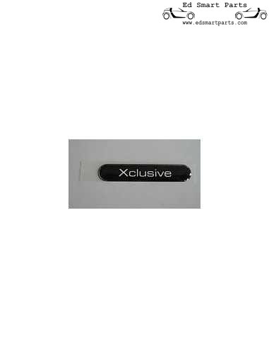 Adesivo Triangolo Specchietto Esterno Smart Car Xclusive