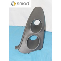 Cornice faro anteriore Smart Roadster sinistra argentata