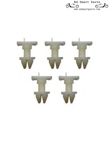 Conjunto de 5 clipes deslizantes para saia lateral Smart Roadster