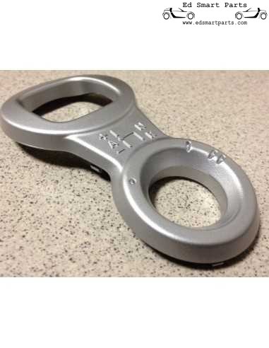 Tableau de bord Smart Roadster Flow Silver Garniture Ring Panneau Console du tunnel central