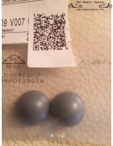 Smart Coloured Stalk End Caps (pair) grey